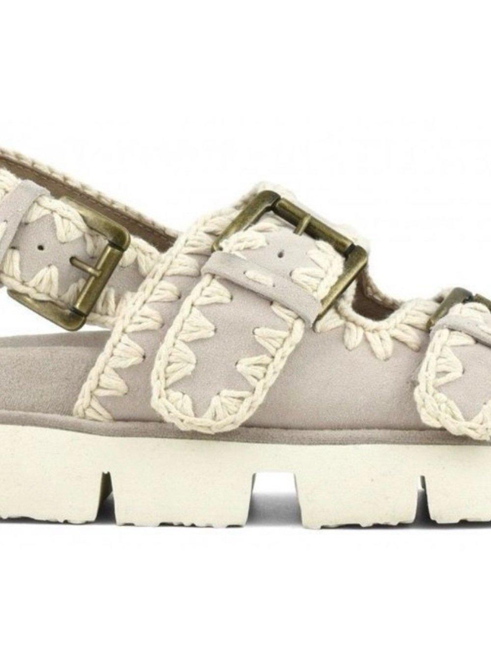 Mou sandals crochet stitched size 8 or 8.5